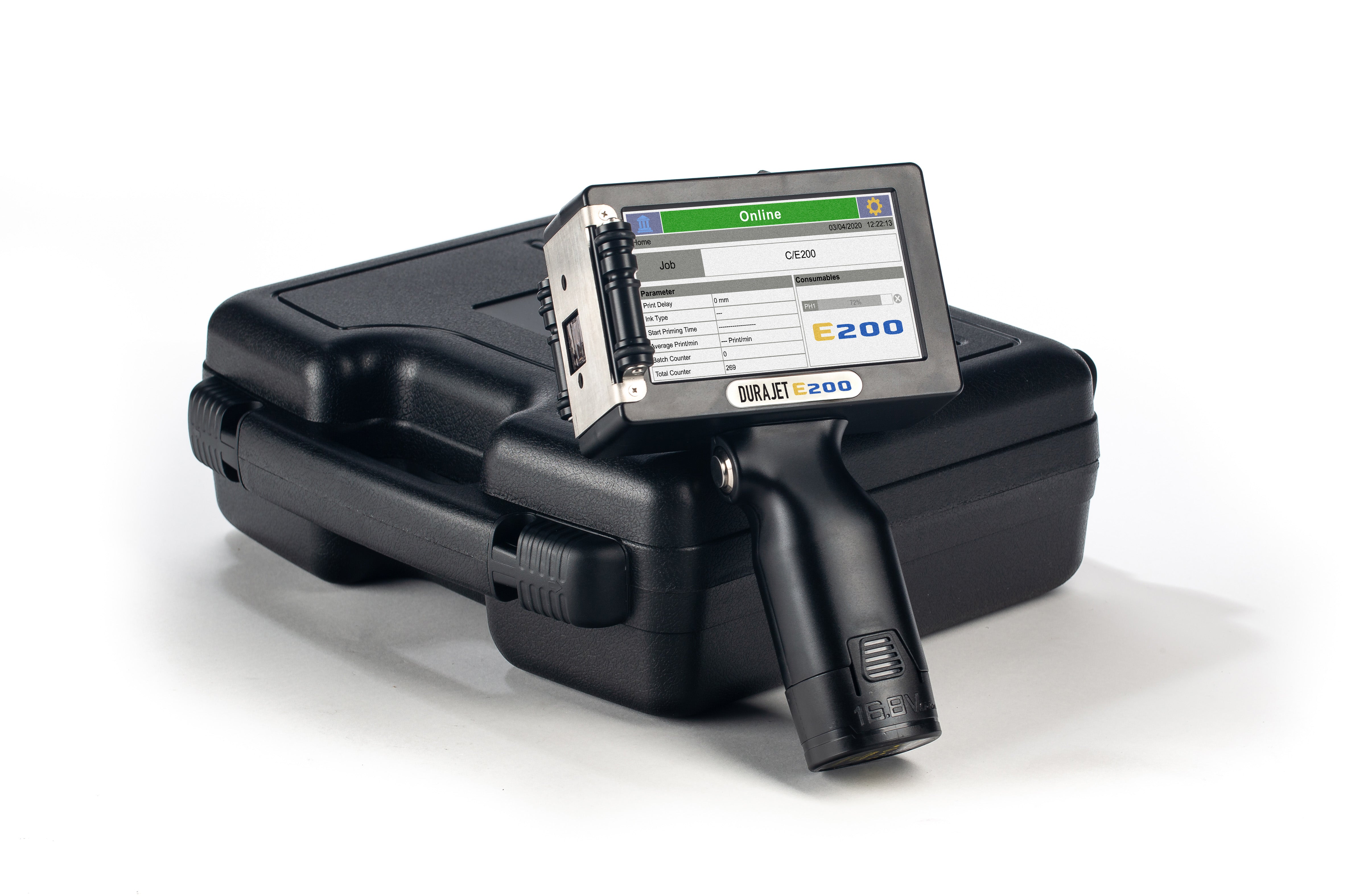 DuraJet E200 High Resolution Handheld Industrial Thermal InkJet – XYCode USA